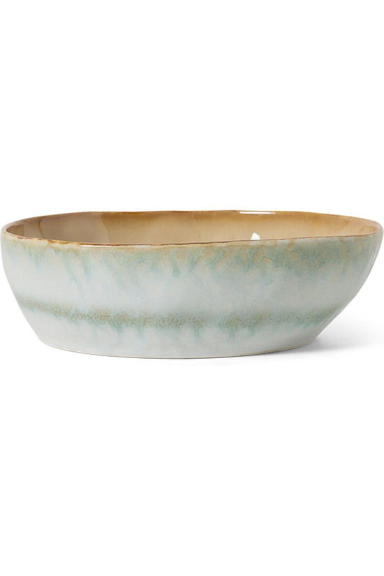 HKLiving Servies 70S Ceramics: Pasta Bowls, Petal, Set Of 2 Petal