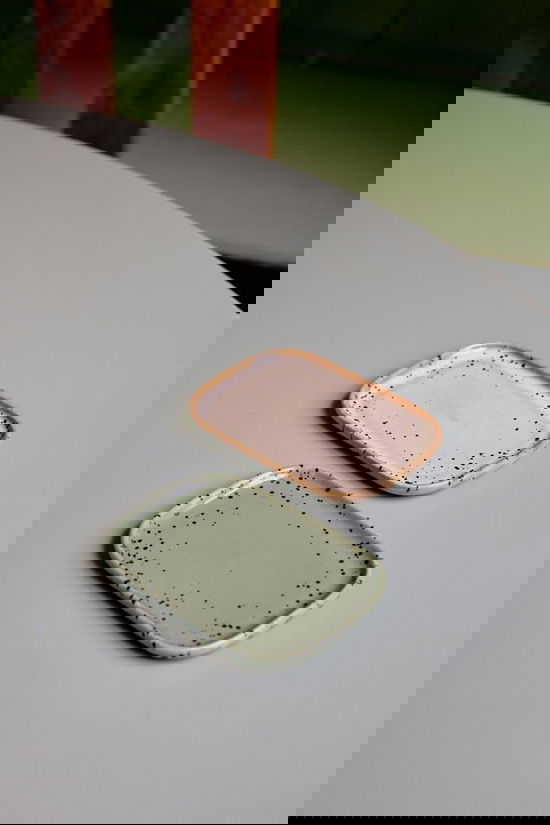 HKLiving Servies 70S Ceramics: Small Trays, Crayon, Set Of 2 Crayon