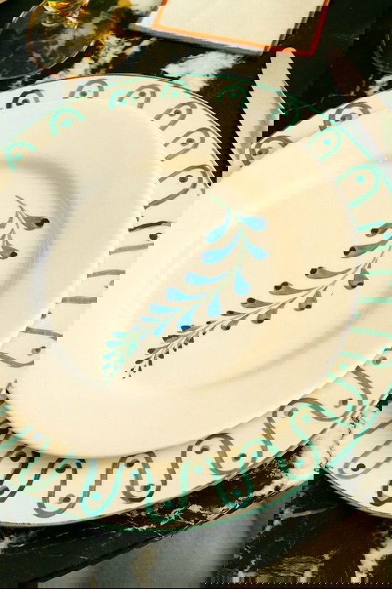 Anna+Nina Vaisselle Indigo Flora Breakfast Multicolour