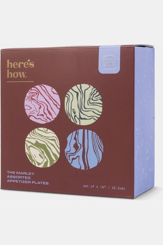 Here's How Vaisselle The Marley Appetizer Plates - Set Of 4 Contour