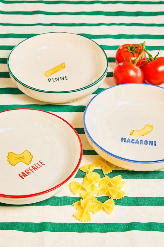 ATELIER PISTACHE Servies Pasta Bowl Macaroni None