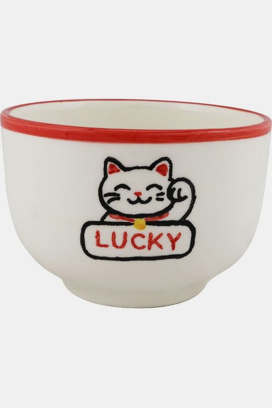 ATELIER PISTACHE Servies Noodle Bowl Lucky Cat Red Red