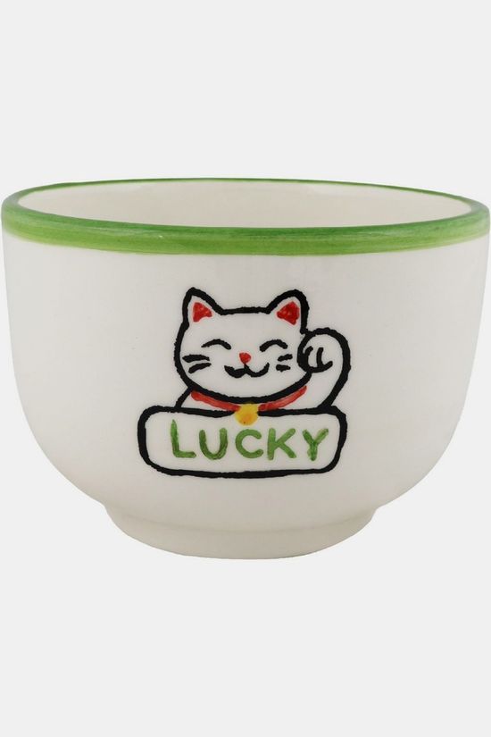 ATELIER PISTACHE Servies Noodle Bowl Lucky Cat Green Green