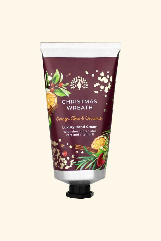 THE ENGLISH SOAP COMPANY Creme Hand Cream 75Ml - Christmas Wreath Geen