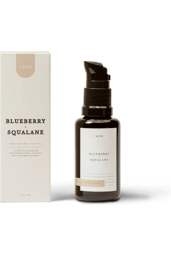 AZUR NATURAL BODYCARE Creme/Lotion Face Oil: Blueberry + Squalane Geen