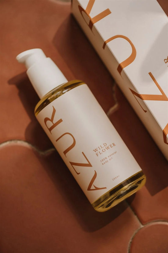 AZUR NATURAL BODYCARE Creme/Lotion Body Oil: Wild Flower Geen