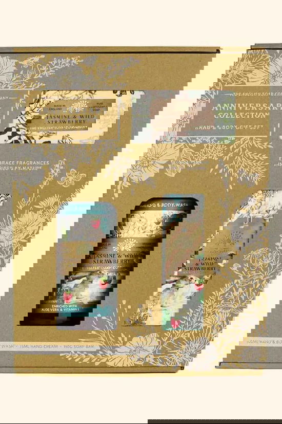 THE ENGLISH SOAP COMPANY Hand & Body - Gift Set - Jasmine & Strawberry Geen