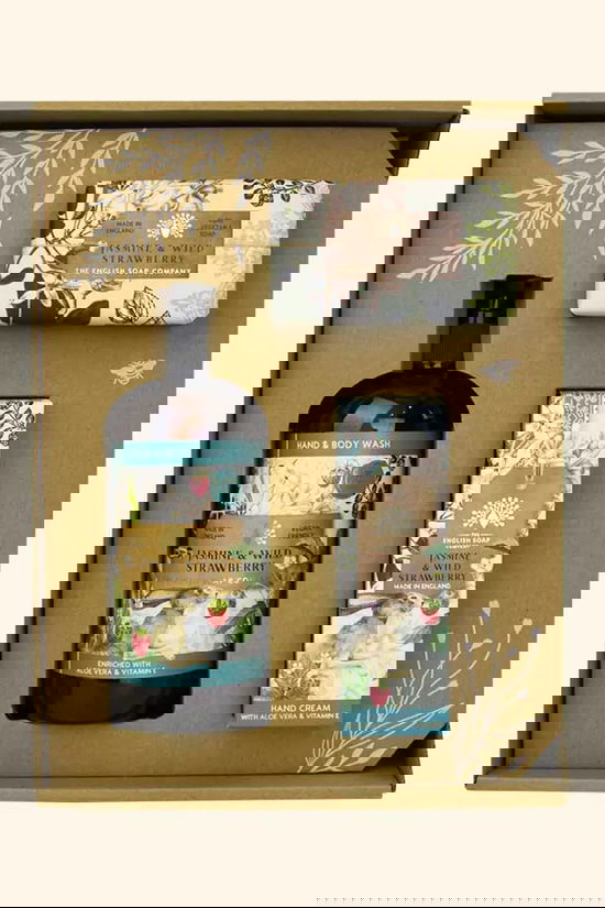 THE ENGLISH SOAP COMPANY Hand & Body - Gift Set - Jasmine & Strawberry Geen