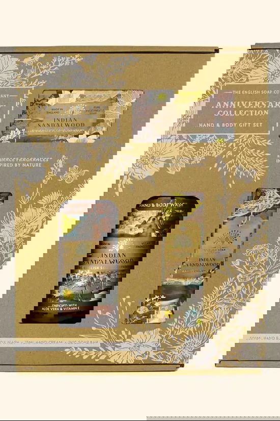 THE ENGLISH SOAP COMPANY Hand & Body - Gift Set - Indian Sandelwood Geen