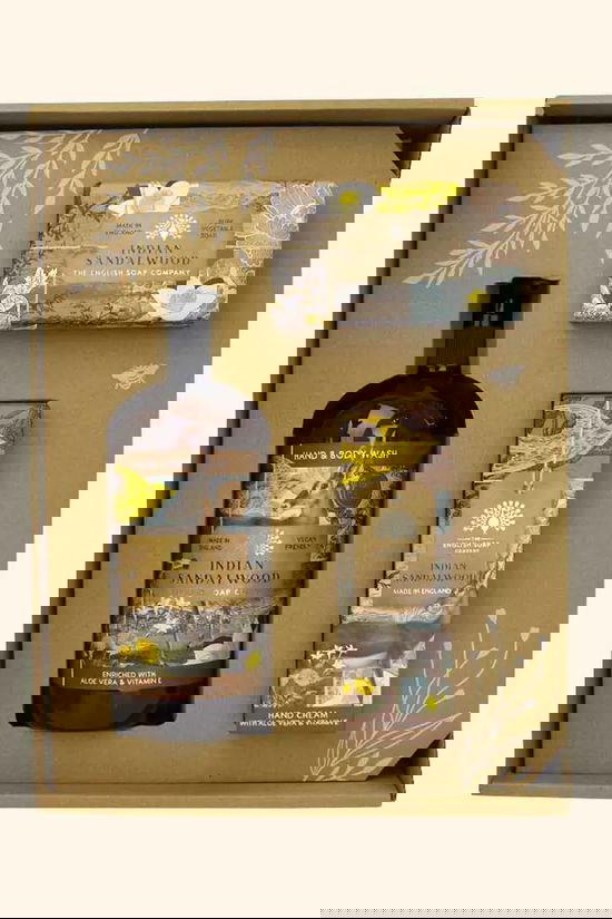 THE ENGLISH SOAP COMPANY Hand & Body - Gift Set - Indian Sandelwood Geen