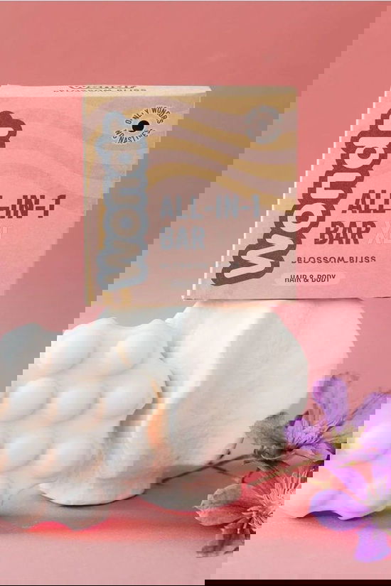 WONDR CARE Zeep/Scrub Blossom Bliss  Xl All-In-1 Bar Geen