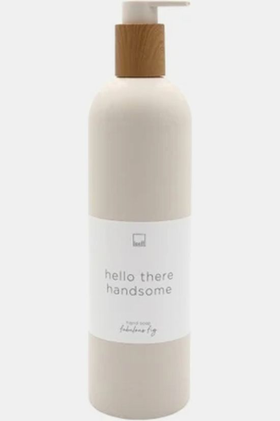 LEEFF Zeep/Scrub Hand Soap Fabulous Fig - Hello There Handsome Beige