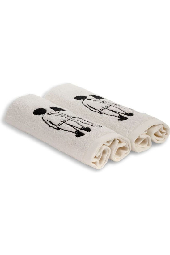 HELEN B Handdoek Gastendoek Naked Couple Back (Set*2) Geen