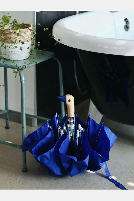 Original Duckhead Accessoire Textiles Compact Duck Umbrella Royal Blue