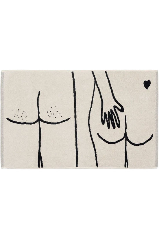 HELEN B Textiel Accessoire Badmat Naked Couple Back Geen