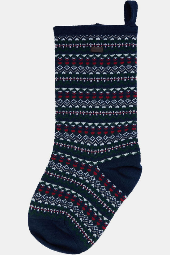 Barbour Accessoire Textiles Marlow Christmas Stocking Navy Festive