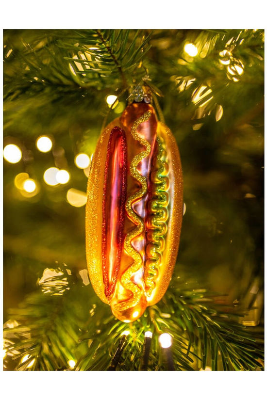 VONDELS Kersthanger Hotdog Small 12 cm Geen