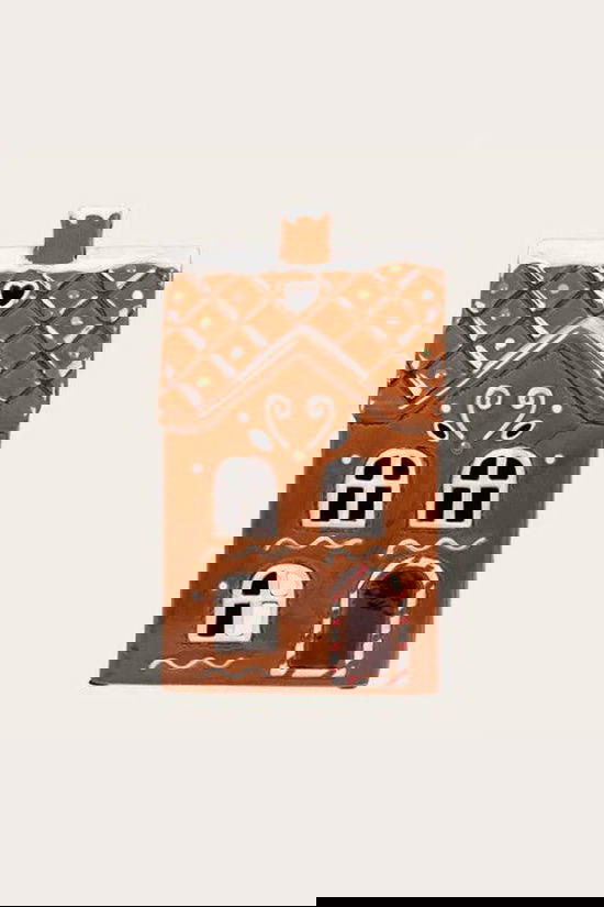 DET GAMLE APOTEK A/S Accessoire De Noël House For T- Light, H 22Cm, W 13Cm, D 9Cm, Brown, Brown