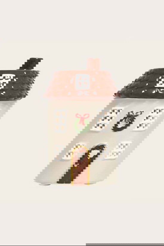 DET GAMLE APOTEK A/S Kerst Accessoire Tealight Candle Holder, H 11Cm, Dia. 7Cm, Beige, J Beige