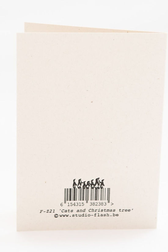 STUDIO FLASH Kerst Accessoire F-Z21 ‘Cats And Christmas Tree’ Geen