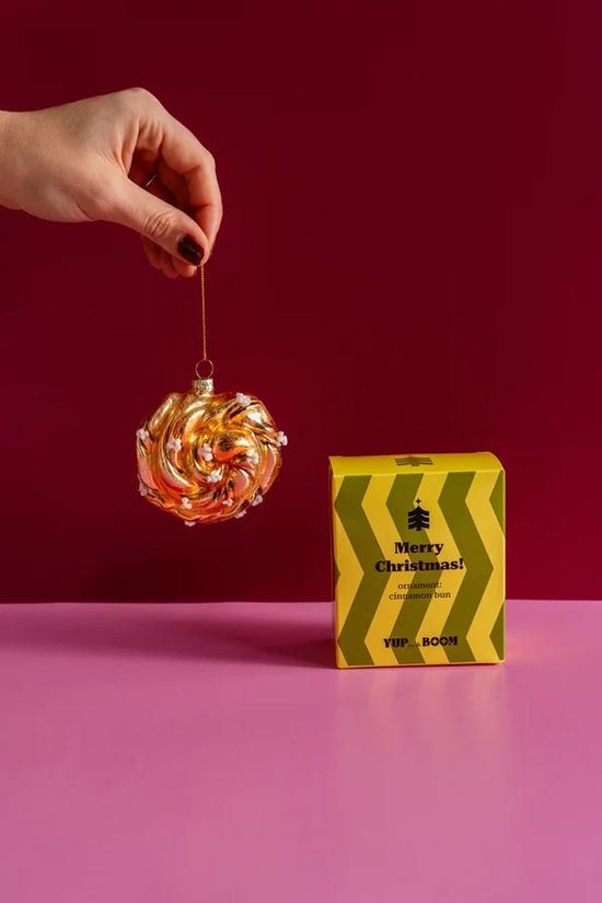 YUP IN DE BOOM Kerst Accessoire Cinnamon Bun Ornament None