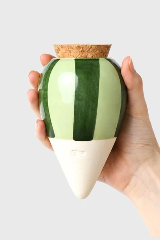 PEPIN Tuin Accessoire Hydrating Olla waterdruppelaar Striped Green & Green
