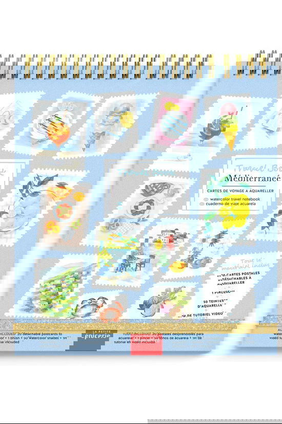 La Petite Epicerie Huis Accessoire Travel Book A Aquareller - Mediterranee No colour