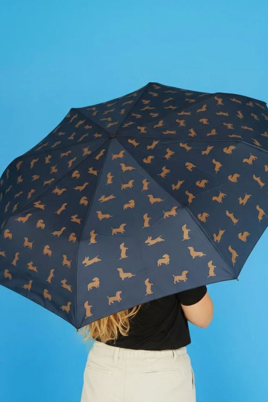 Balvi Accessoire De Maison Umbrella Teckel Black With Cover Nylon Black