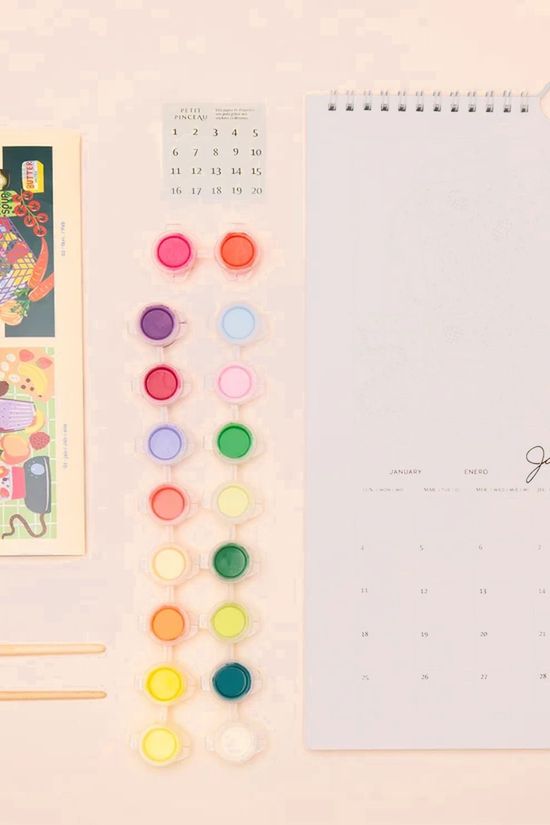 La Petite Epicerie Huis Accessoire Calendar To Paint 2027 No colour