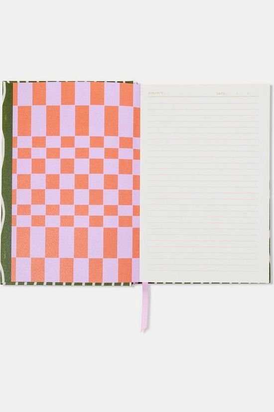 Designwork Ink Agenda Framed Floral Journal - Coneflower Green/Assorted / Mixed