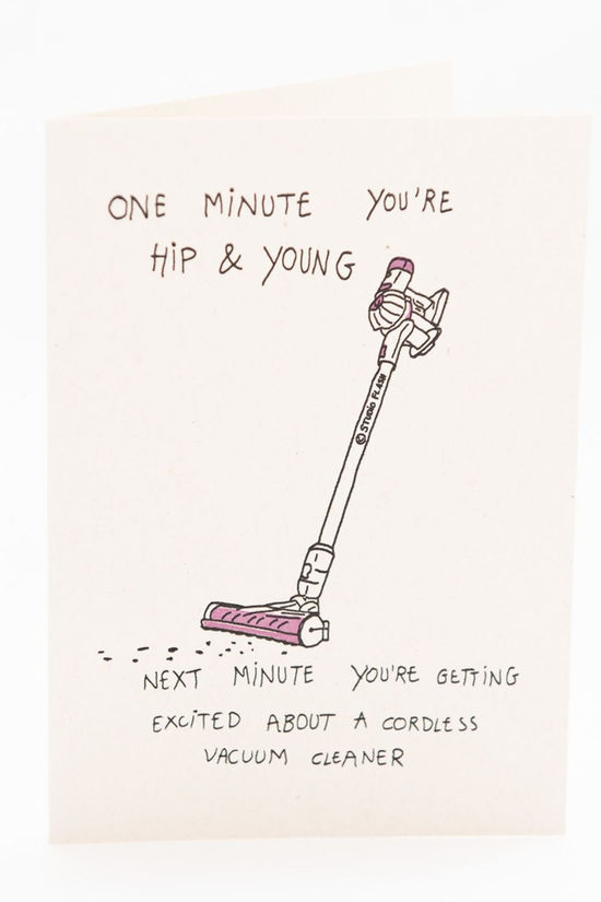 STUDIO FLASH Wenskaart F-B28 ‘Cordless Vacuum Cleaner’ Geen