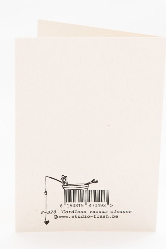 STUDIO FLASH Wenskaart F-B28 ‘Cordless Vacuum Cleaner’ Geen