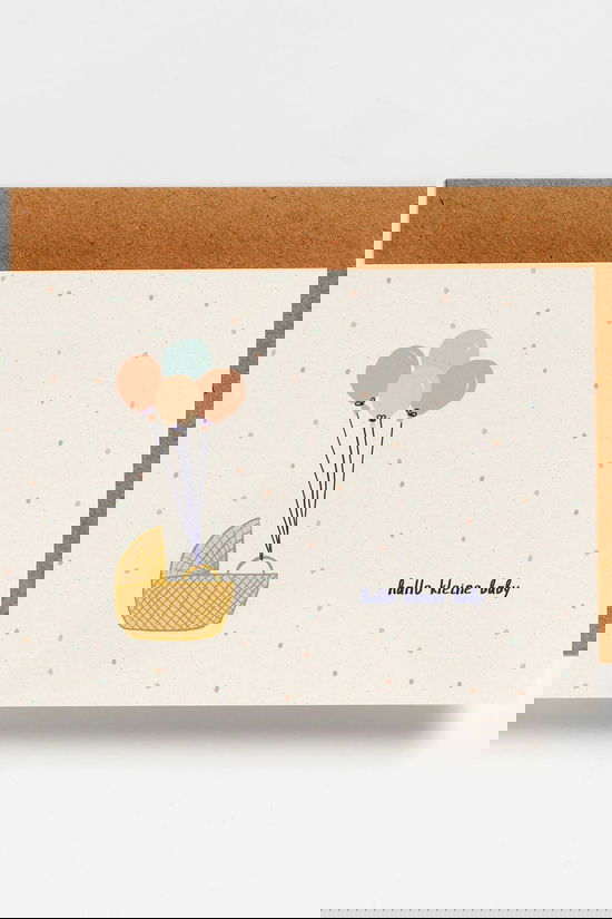 HELLO AUGUST Wenskaart - Hallo Kleine Baby Geen