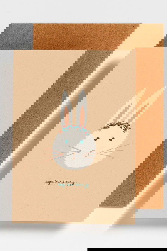 HELLO AUGUST Carte De Voeux - Lang Leve Lieve Jij Konijn Geen