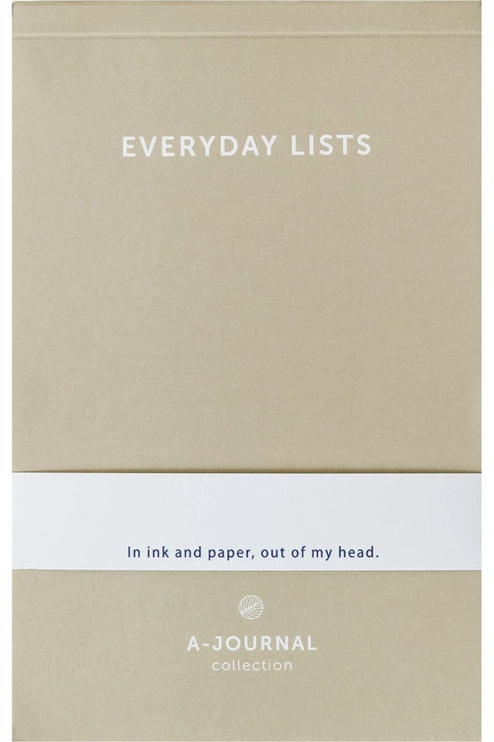 A-JOURNAL Notitieboek Notepad Beige Beige