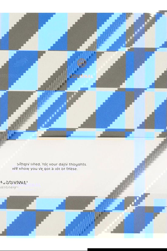 A-JOURNAL Notitieboek Notebook Checkered Lavender Lavender