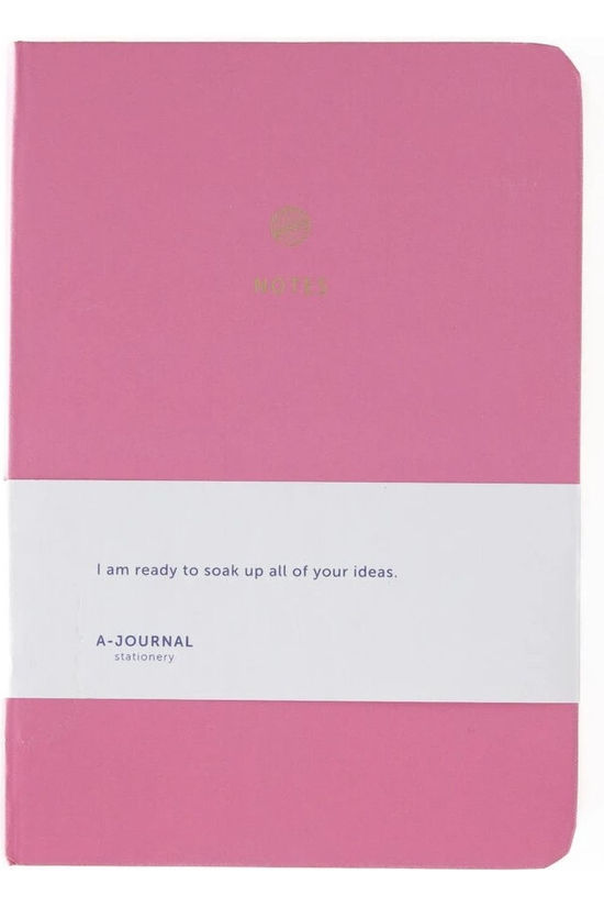 A-JOURNAL Notitieboek Notebook A6 Pink Pink