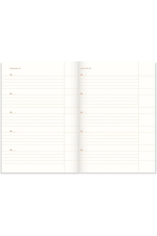 A-JOURNAL Notitieboek One Line A Day Pink Checkered Pink