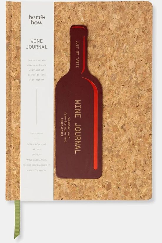 Here's How Carnet De Notes Wine Journal - Cork Wine Bottle None