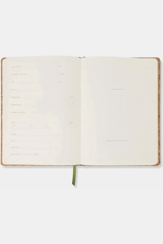 Here's How Carnet De Notes Wine Journal - Cork Wine Bottle None