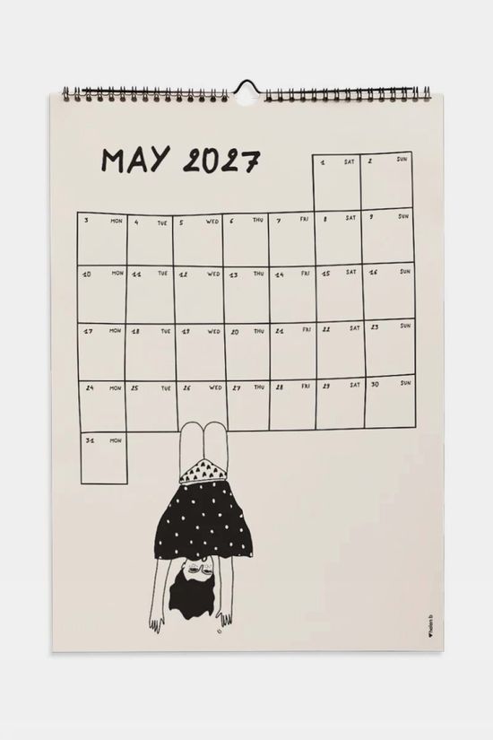 HELEN B Carnet De Notes Jaarkalender 2027 No Color