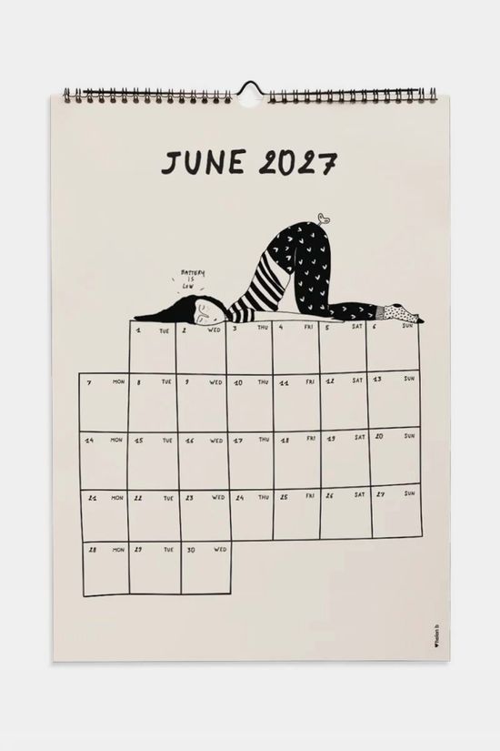 HELEN B Carnet De Notes Jaarkalender 2027 No Color
