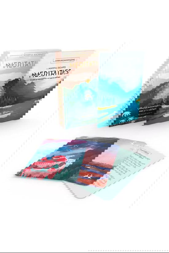 Spectrum Boek Mindful Escapes - Meditaties 55 Kaarten 2025