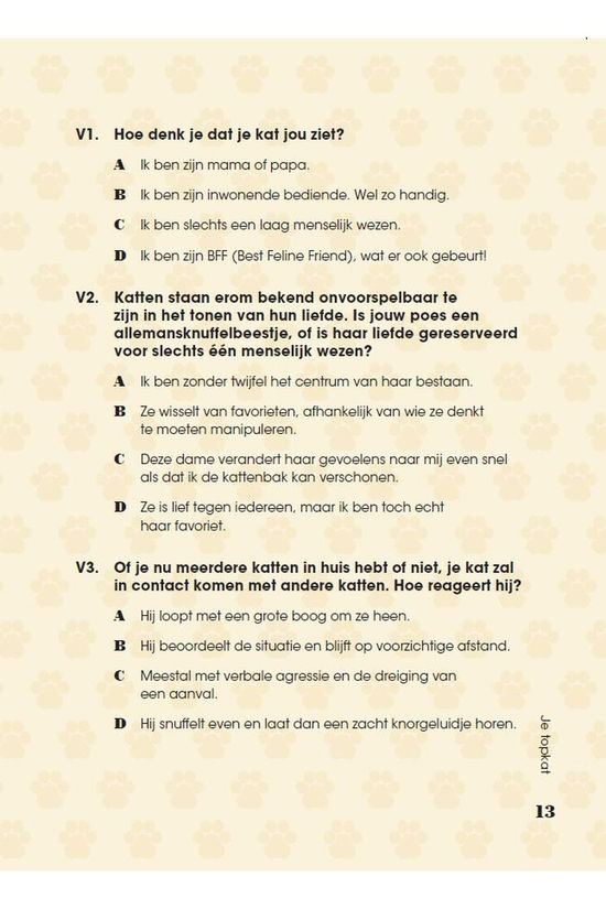 BBNC Uitgevers Kat purrsoonlijkheidstest 2022