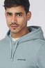 Patagonia Trui P-6 Logo Uprisal Hoodie Blue Sage