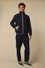 K-Way Fleece Pascal Sherpa Polar Couble Green Army - Blue Depth