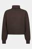 Colorful Standard Sous-Pull Women Merino Wool Turtle Neck Coffee Brown