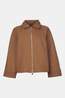 With Black Manteau Jackie Batsleeve Camel