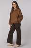 With Black Manteau Jackie Batsleeve Camel