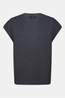 With Black Trui Cooperipover Dark Grey Melange